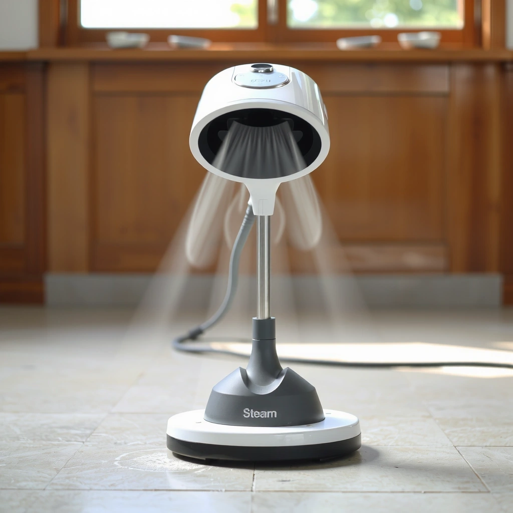 Moderní parní čistič v akci