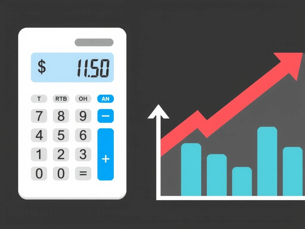 Ilustrace kalkulačky a finančních grafů, symbolizující transparentní ceník a cenovou dostupnost.